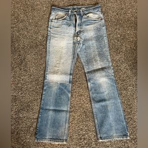 Reworked vintage Levi jeans